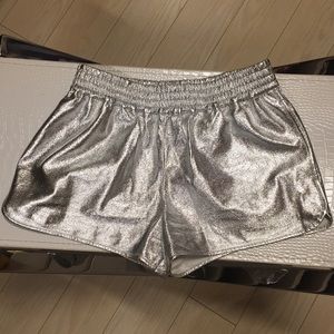 Silver Boxer Style Shorts XS